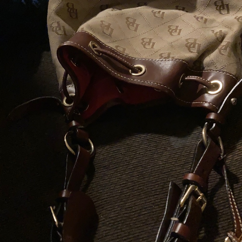 Authentic Dooney & Bourke small drawstring purse